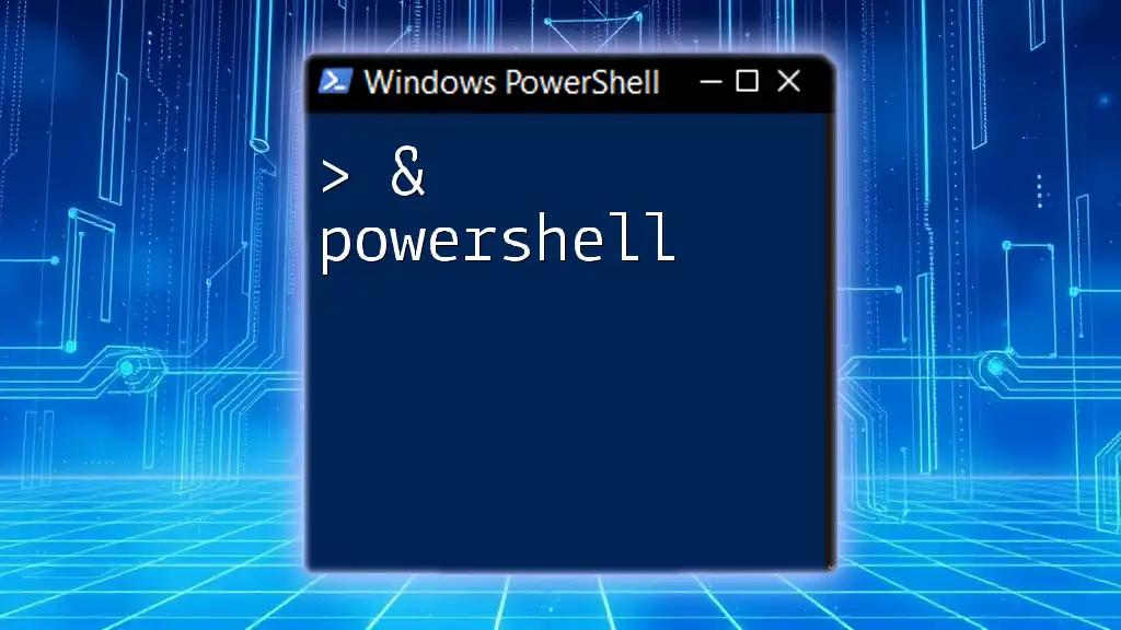 Quick Guide to Mastering & PowerShell Basics