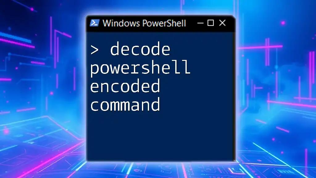 Decode PowerShell Encoded Command Made Simple