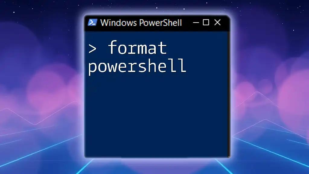 Format PowerShell Output Like a Pro