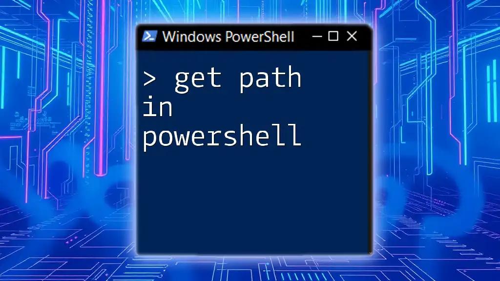 Get Path in PowerShell: A Quick Guide to File Paths