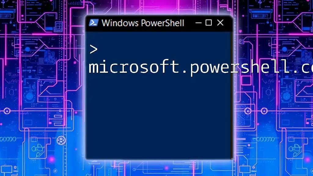 Move Files with PowerShell: A Quick Guide to Efficiency