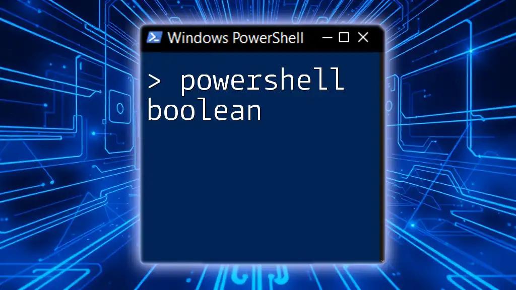 Mastering PowerShell Boolean Logic in a Nutshell