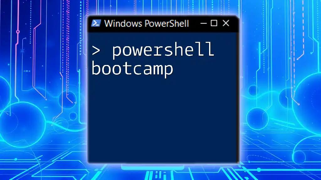 PowerShell Bootcamp: Master Commands with Ease