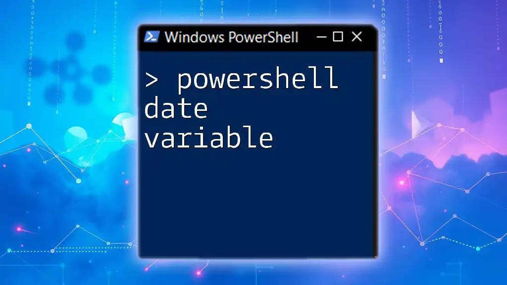 Mastering PowerShell Date Variable in Minutes