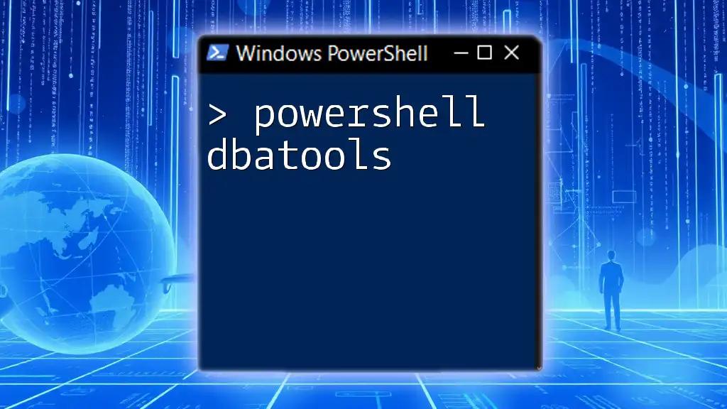 PowerShell DBATools: Your Quick Command Reference Guide