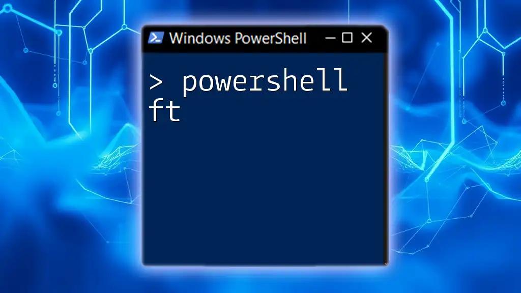 PowerShell FT: Fast Text Retrieval Made Simple