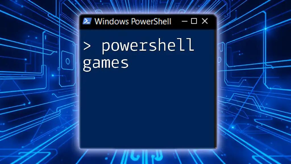 PowerShell Games: Learn Commands While Having Fun