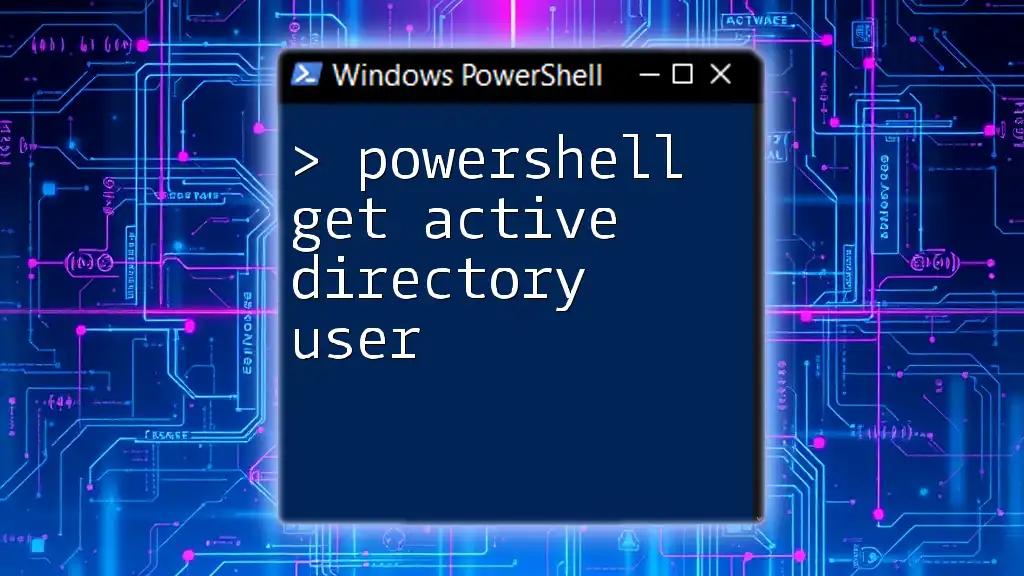 Unlock Active Directory User Info with PowerShell