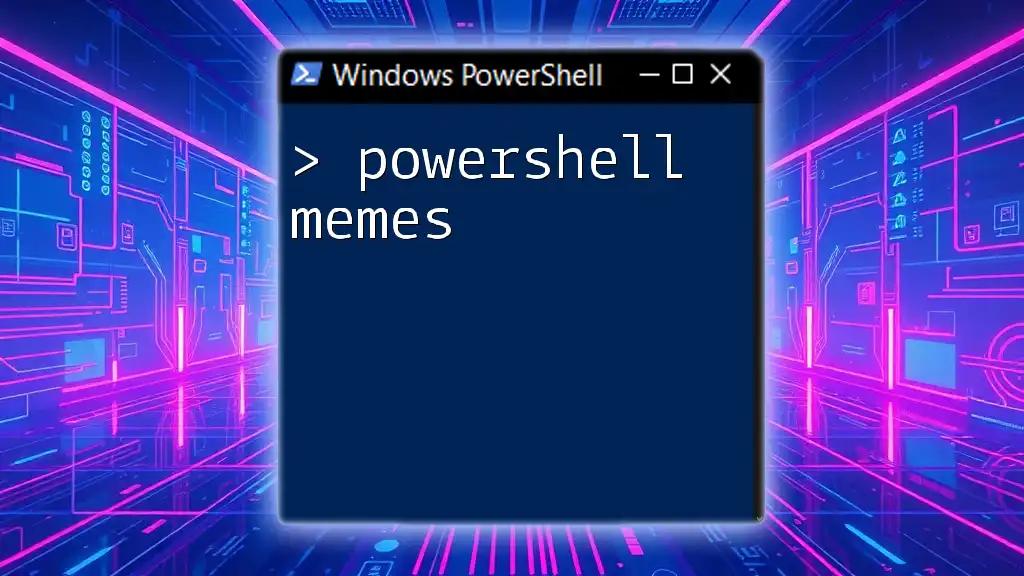 PowerShell Memes: A Fun Take on Command Line Life