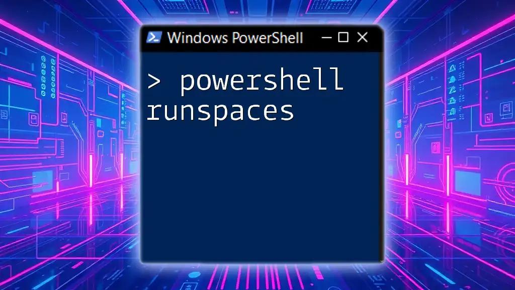 Mastering PowerShell Runspaces: Unlocking Parallel Magic