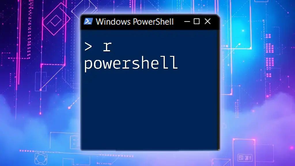 Mastering R in PowerShell: A Quick Tutorial